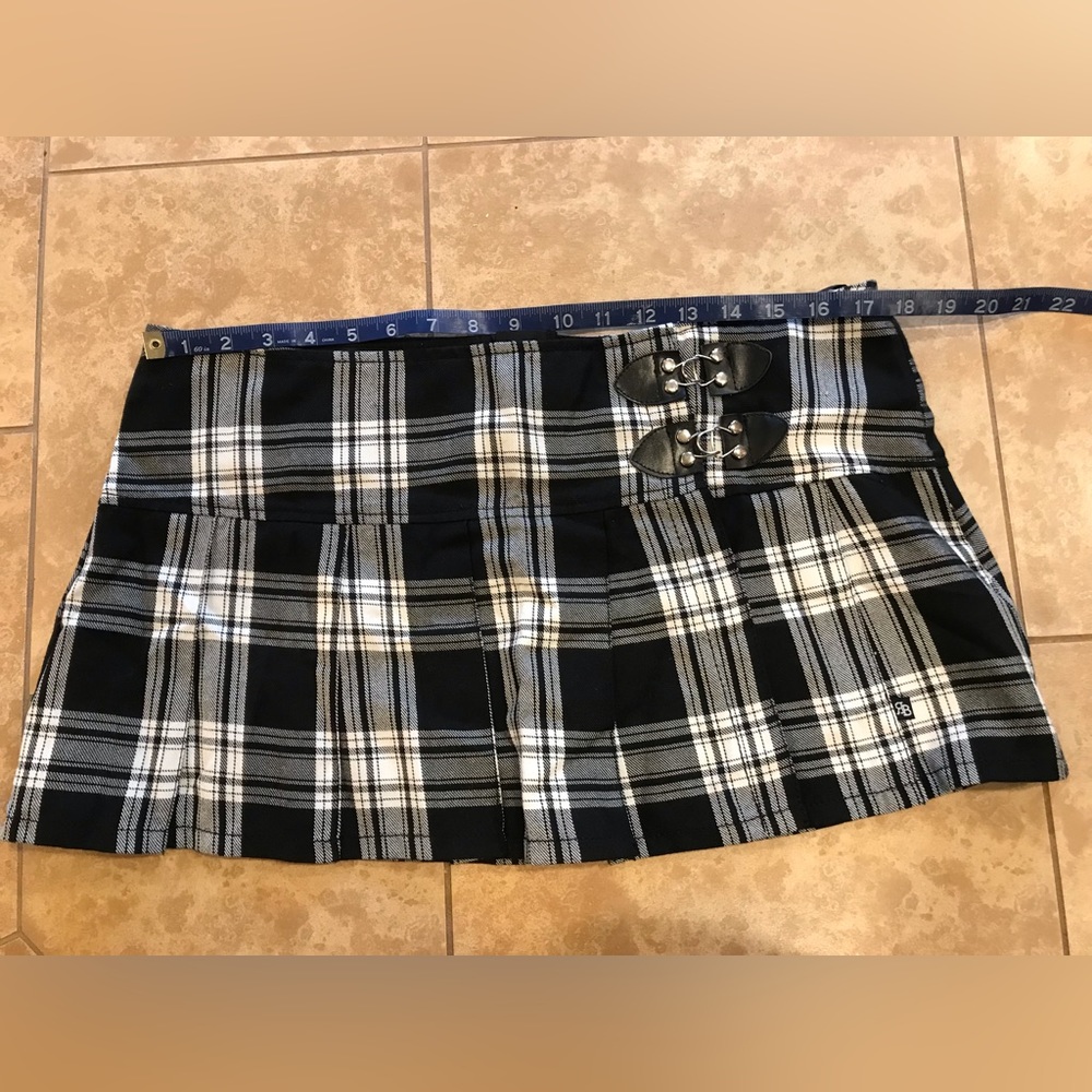 Royal Bones School Girl plaid Skirt